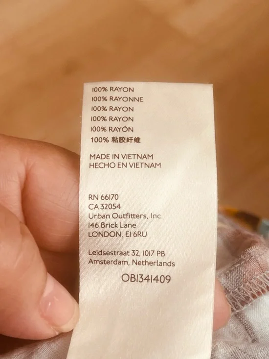 Anthropologie size medium Flounces Abstract Long Sleeve  Dress in Multicolor - Picture 9 of 14